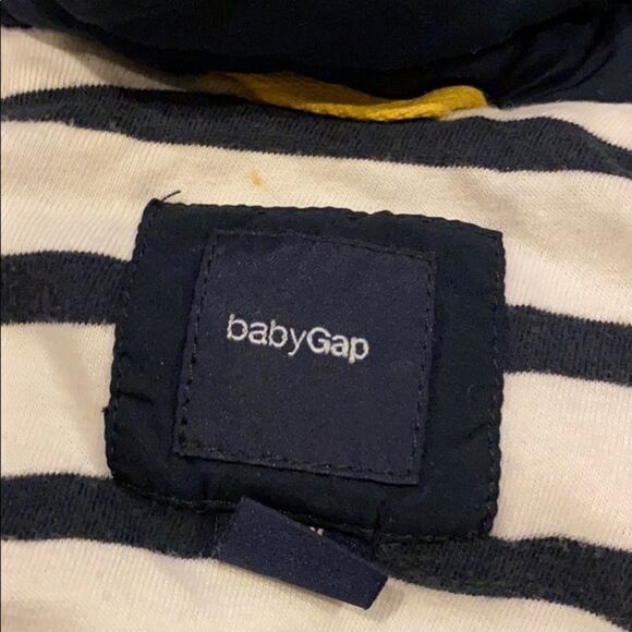 Baby Gap Boys Navy Blue Light Puffer Hooded Jacket - Picture 7 of 9